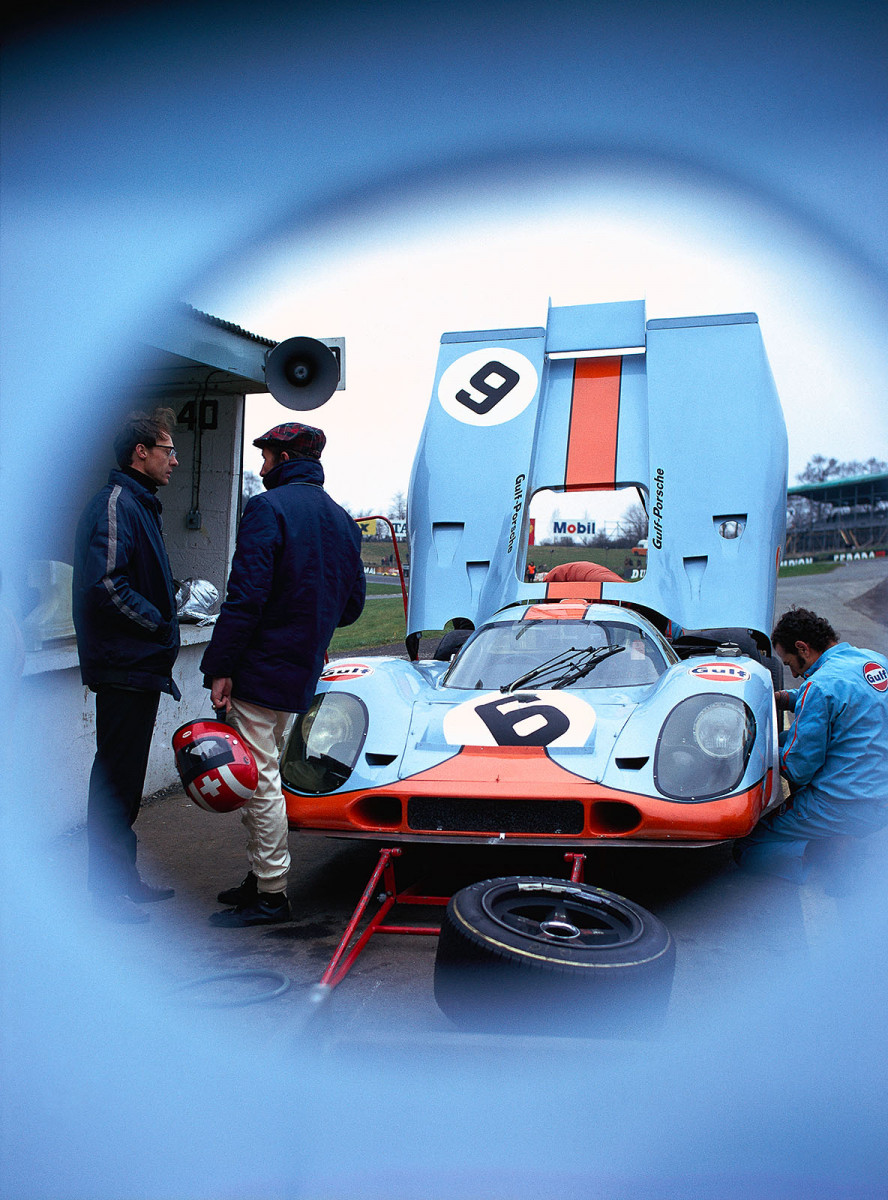 Jo Siffered besides John Wyer's serviced Porsche 917K 014/029