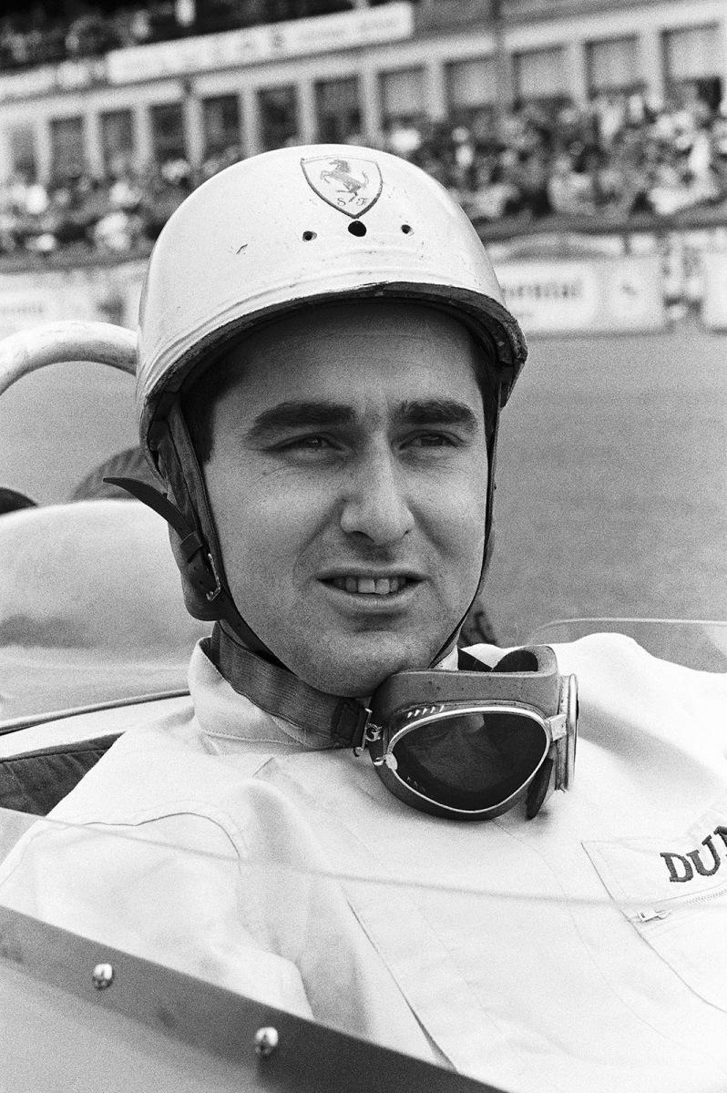 Italian Ferrari driver Lorenzo Bandini, German Grand Prix, 1962