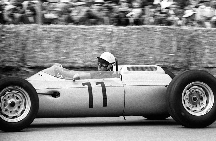 Joakim Bonnier in a Porsche 804