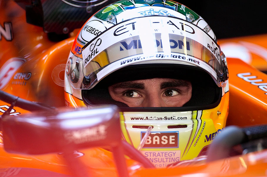 German newbie at Spyker Adrian Sutil