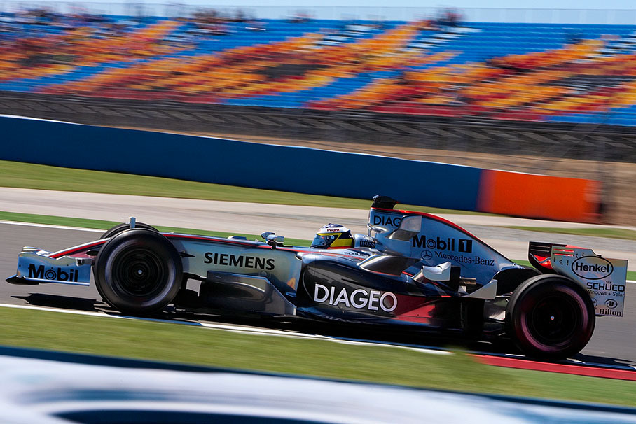 McLaren-Mercedes driver Pedro de la Rosa