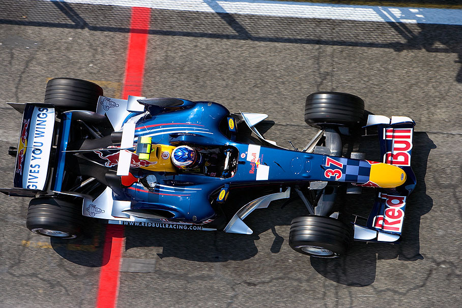 Red Bull test driver Robert Doornbos