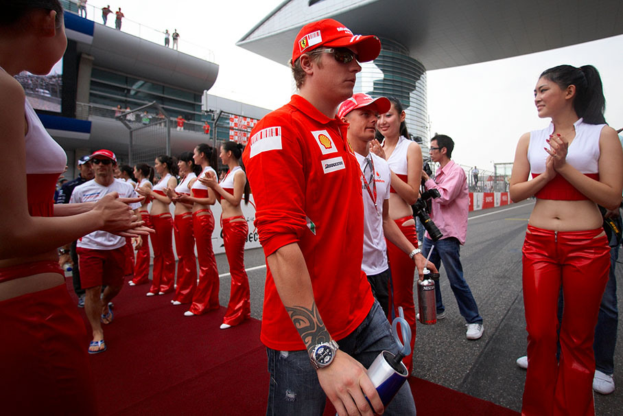Kimi Raikkonen and Heikki Kovalainen