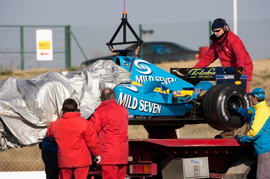 Preseason testing week at Barcelona, 15.-17.2.2005