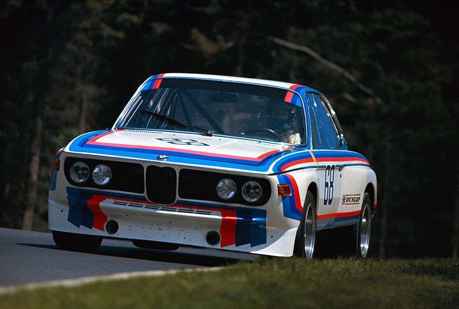 Hans-Joachim Stuck (D) in the BMW 3.0 CSL