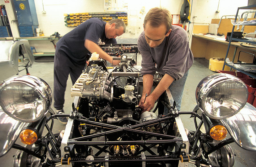 Caterham Cars, Dartford factory 1999