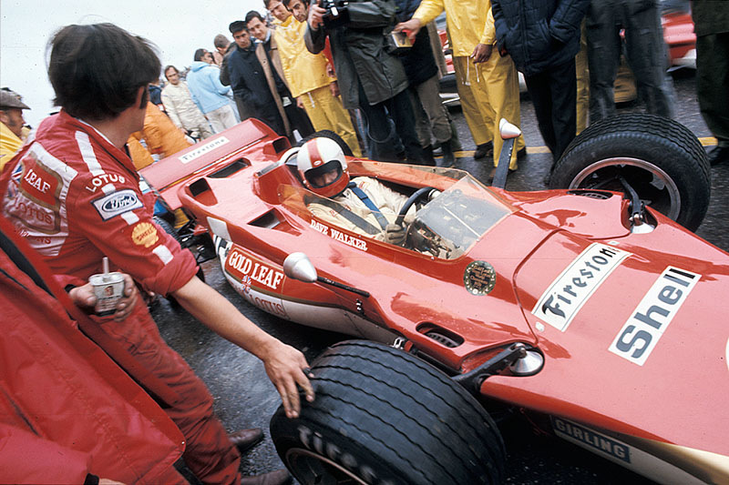 David Walker in the Lotus-Pratt &amp; Whitney 56B, Dutch GP Zandvoort 1971