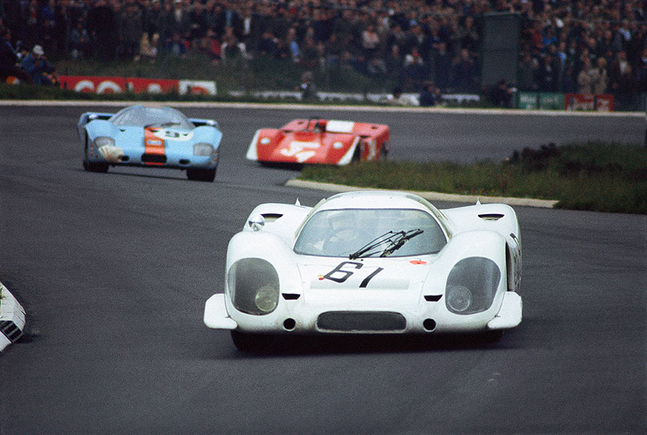 Porsche 917 #004 entered by Porsche System Engineering, driven by Frank Gardner (AUS) - DNP, David Piper (GB) - DNP, DNS: Hubert Hahne (D), DNS: Dieter Quester (A)