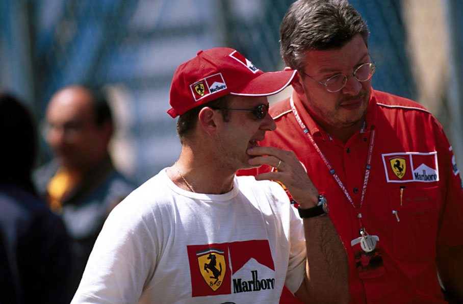 Barrichello with Brawn