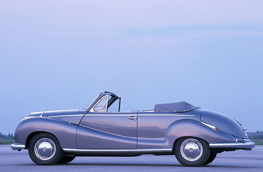 BMW 502 Cabrio 2/2 (Baur), 1954