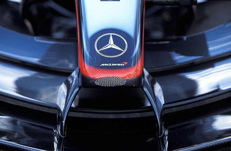 McLaren Mercedes nose cone tip