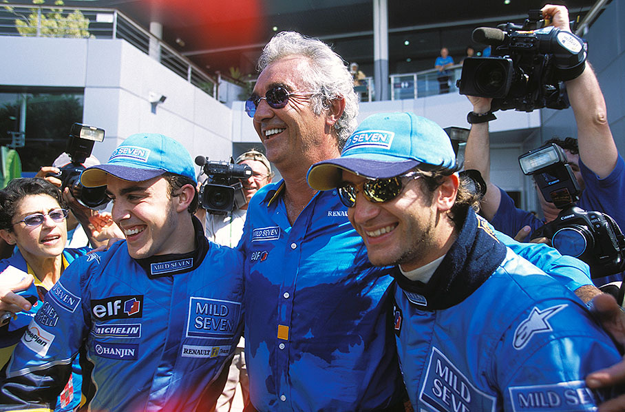 Flavio with his "blue boys"