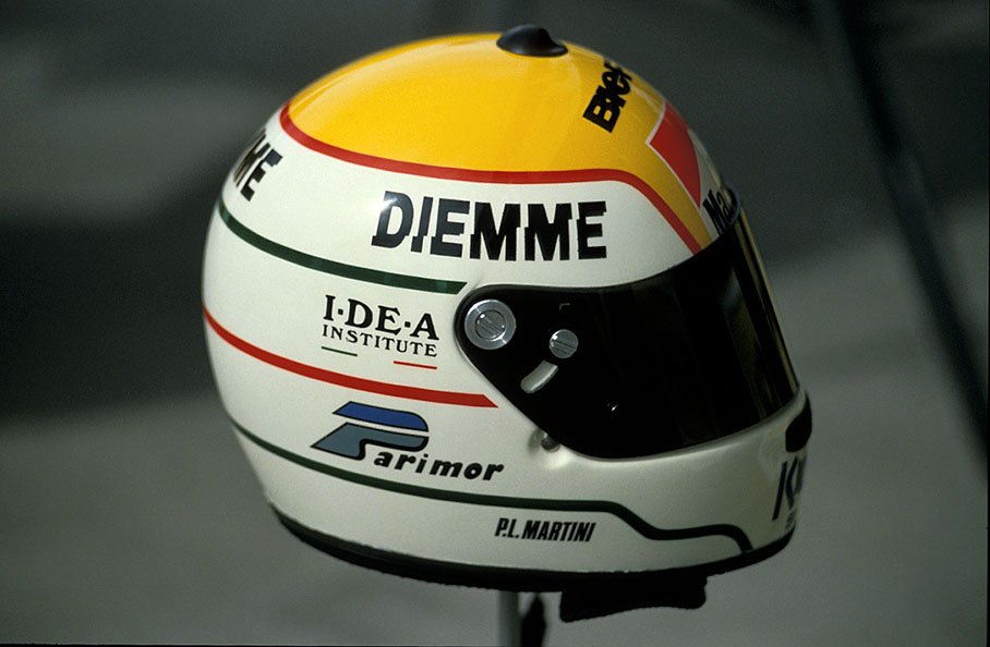 Pierluigi Martini's helmet