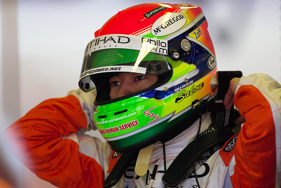 New Spyker driver (and Super Aguri driver in 2006) Sakon Yamamoto replaces Christijan Albers