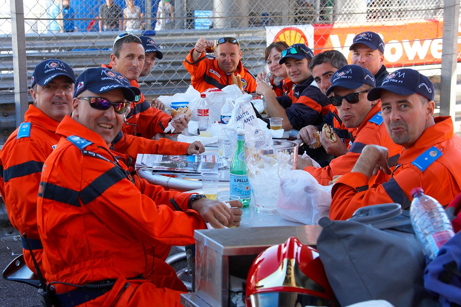 Marshals during a rest