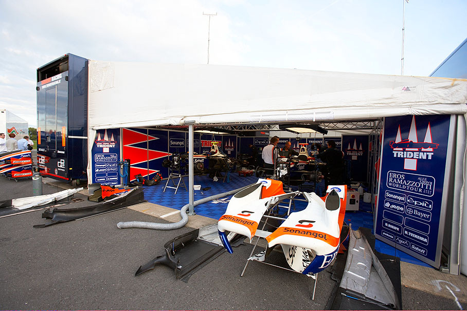 GP2 paddock