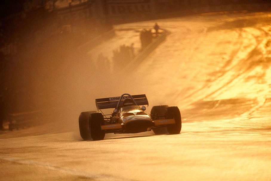 Peter Gethin, McLaren-Cosworth M14A, Spanish GP Montjuich Park 1971
