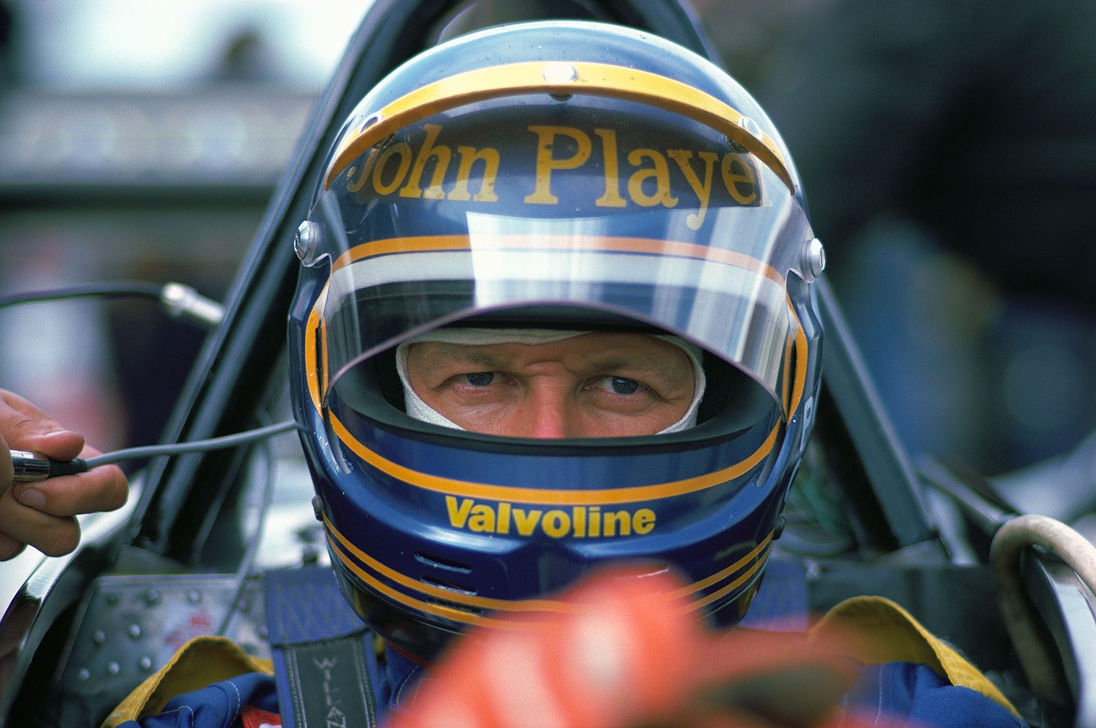Lotus driver Ronnie Peterson, British Grand Prix, Brands Hatch, 1978