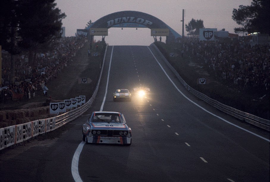 A BMW 3.0 CSL driven by Chris Amon (NZ) and Hans-Joachim Stuck (D)
