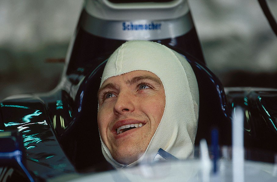 Ralf Schumacher during Qualifying setup