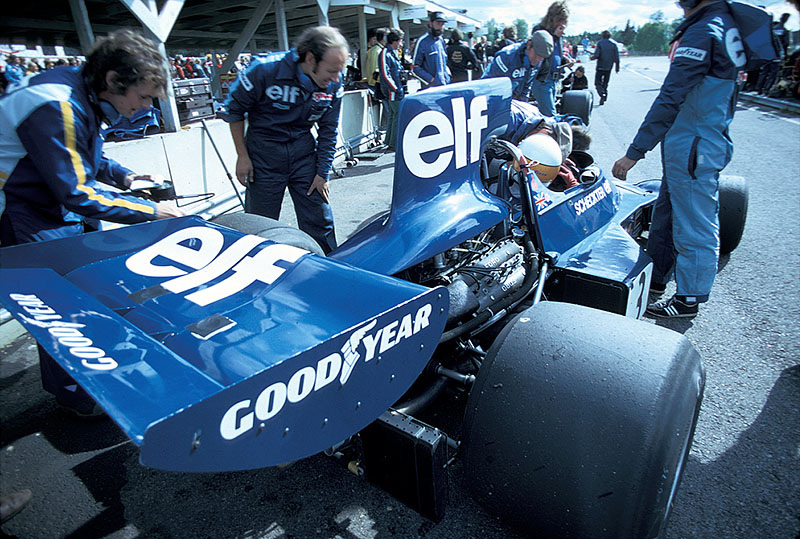 Race winner Jody Scheckter on Tyrrell-Cosworth 007, Swedish GP Anderstorp 1974