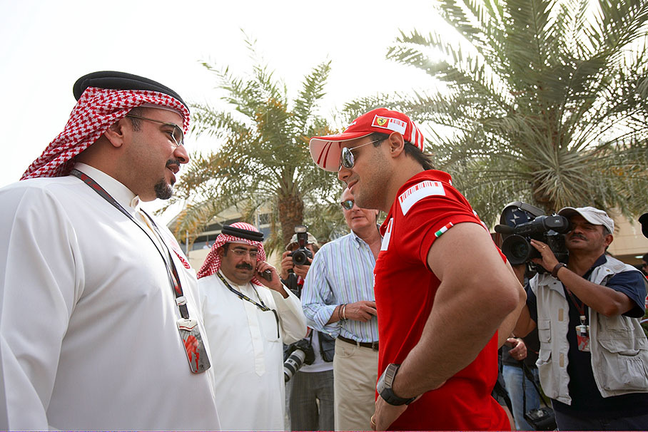 His Royal Highness Sheikh Salman bin Hamad bin Isa Al Khalifa, Crown Prince of Bahrain.