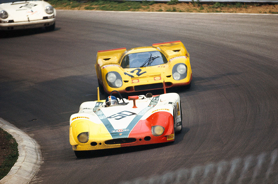 Porsche 908/2 #50, driven by Gerard Larrousse (F) and Rudi Lins (A)