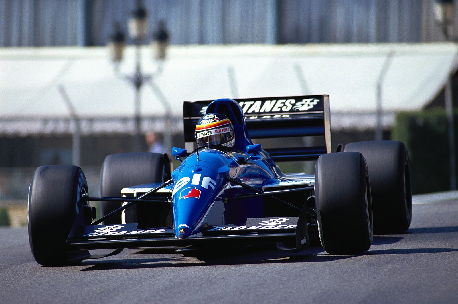 Belgian Thierry Boutsen, Ligier-Lamborghini JS35