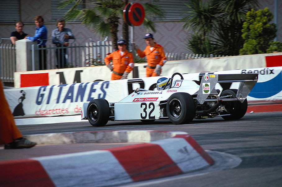 Anders Olofsson in a Ralt RT1, Formula 3, Monaco 1977