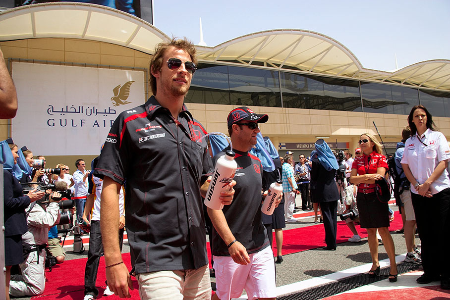 Jenson Button and Rubens Barrichello, Honda F1 Team