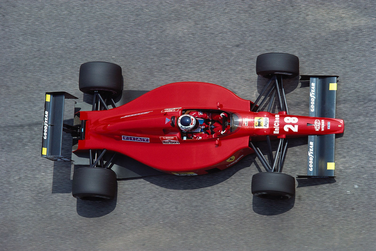 Austrian Gerhard Berger in the new John Barnard-designed Ferrari 640, Brazilian Grand Prix, Rio de Janeiro, Jacarepagua, 1989