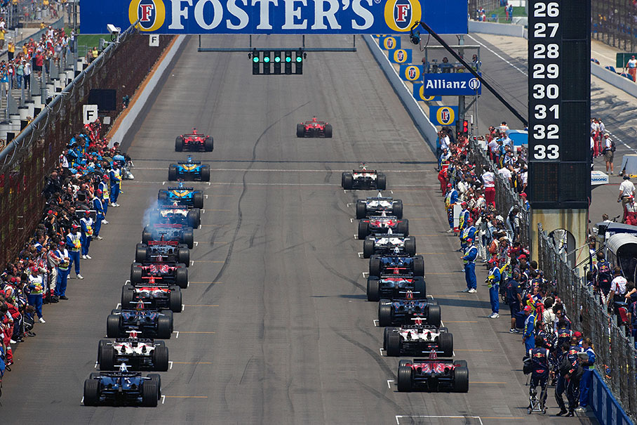Field ejecting to formation lap