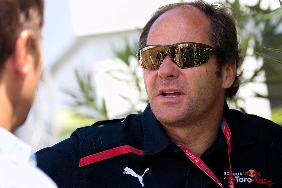 Gerhard Berger, co-owner of the Scuderia Toro Rosso Formula One team.