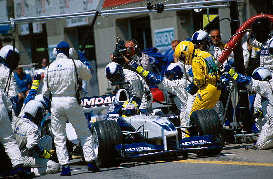 Ralf Schumacher pitting