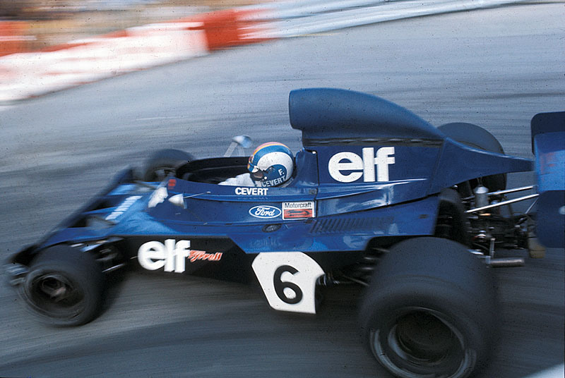 Francois Cevert on Tyrrell-Cosworth 006, Belgian GP Zolder 1973
