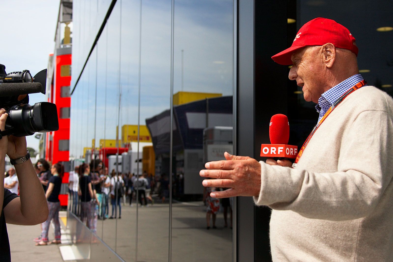 The Austrian TV ORF presents Niki Lauda, trible F1 World Champion 1975, '77 and '84