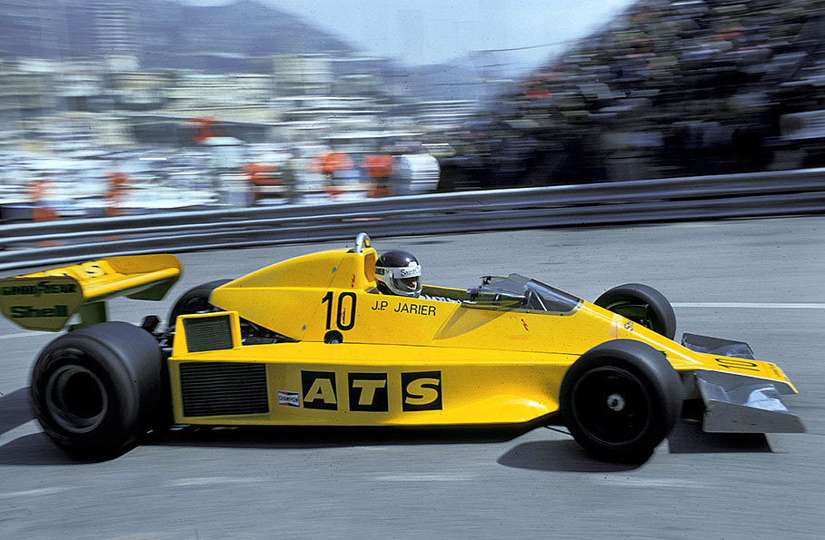 Jean-Pierre Jarier in an ATS-Cosworth