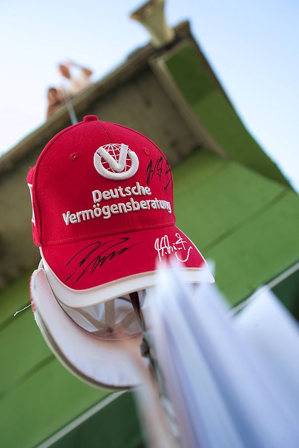 Autographed caps