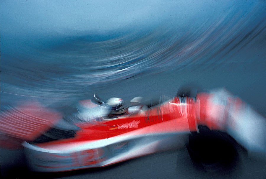 Jochen Mass on McLaren-Cosworth M23