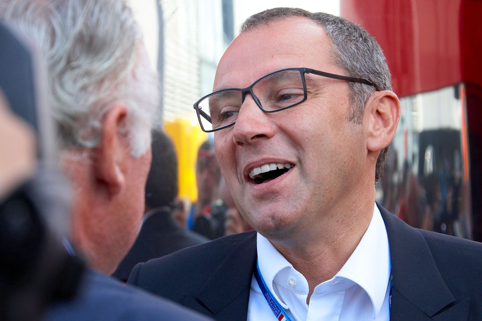 Stefano Domenicalli, formerly the team principal of the Ferrari F1 Team, Italian Grand Prix, Monza, 2014
