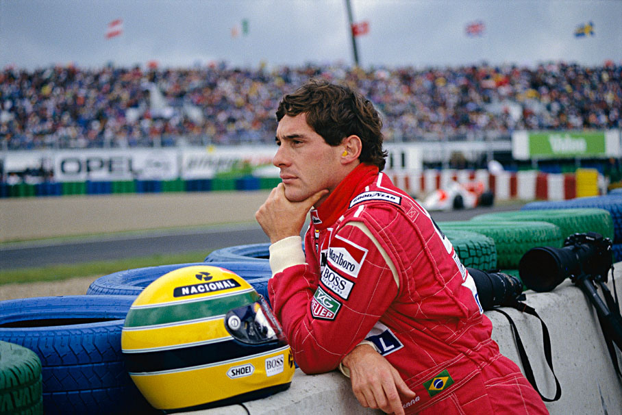 Ayrton Senna retired during the French GP 1992