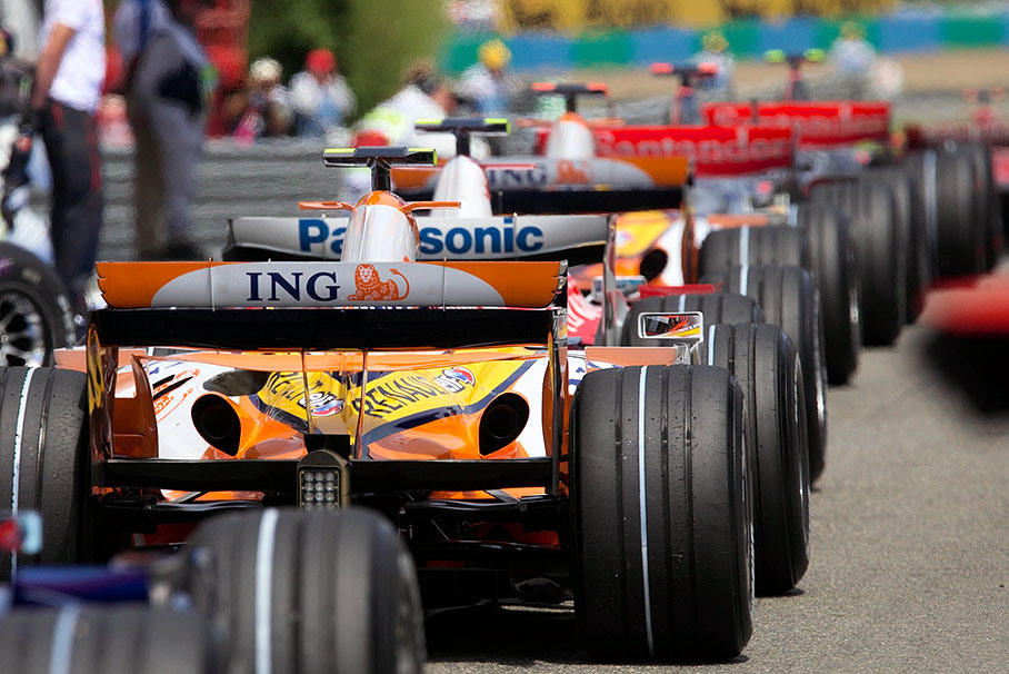 Line-up of the 10 best qualifiers for Q3