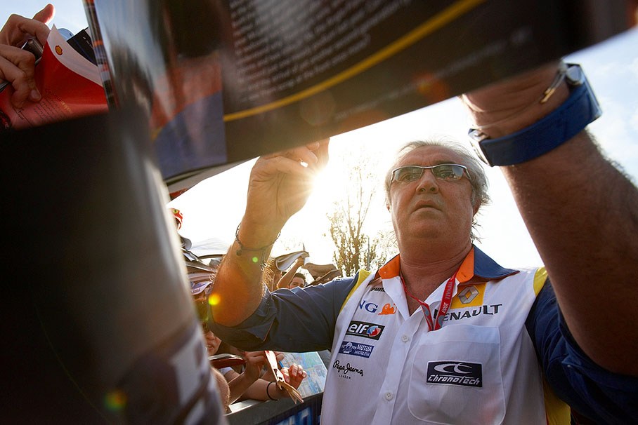Renault F1 team boss Flavio Briatore