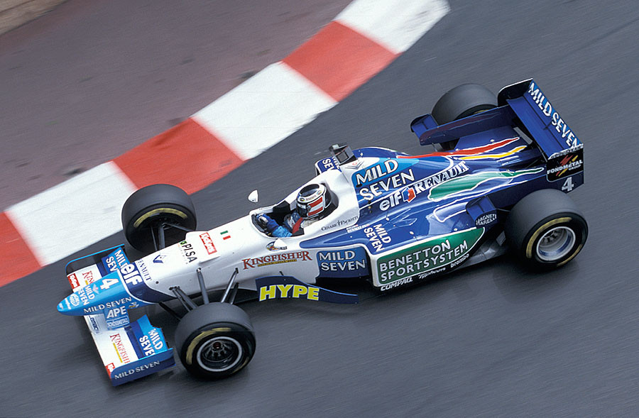 Gerhard Berger on Benetton-Renault B196