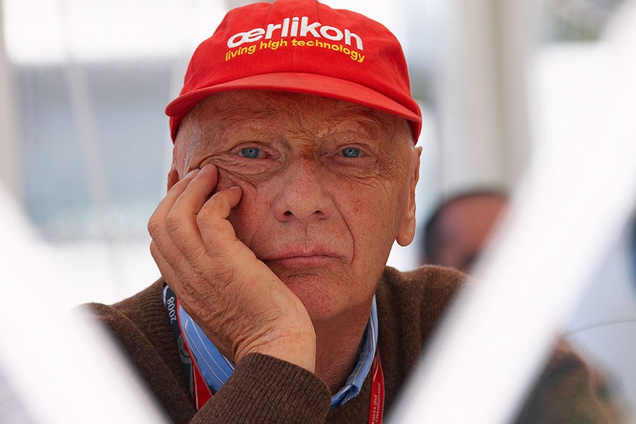 A thoughtful Niki Lauda