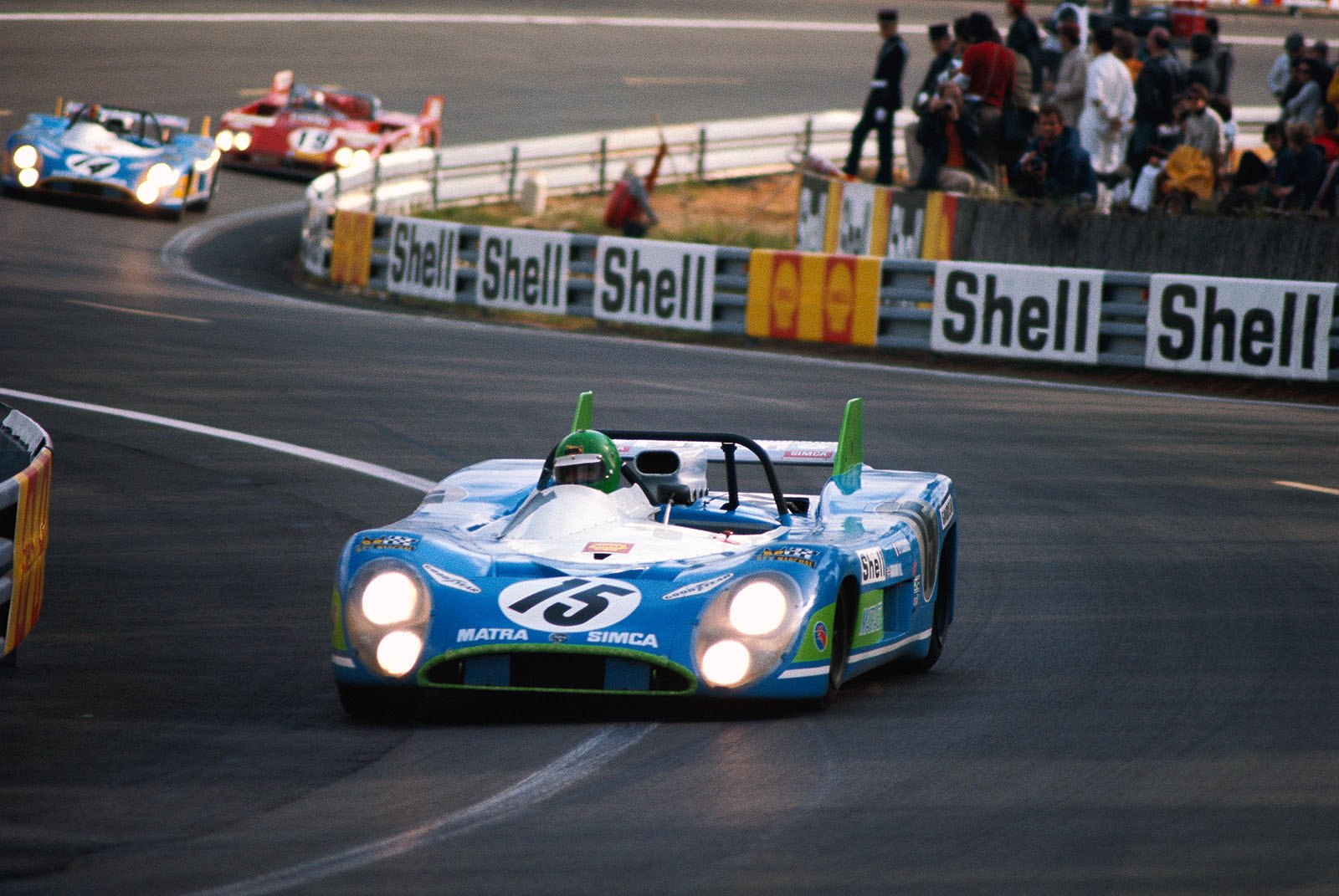 Winner Henri Pescarolo (F) on Matra-Simca MS670 01