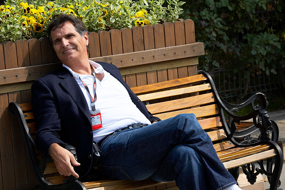 Triple Formula One World Champion (in 1981, 1983 and 1987) Nelson Piquet