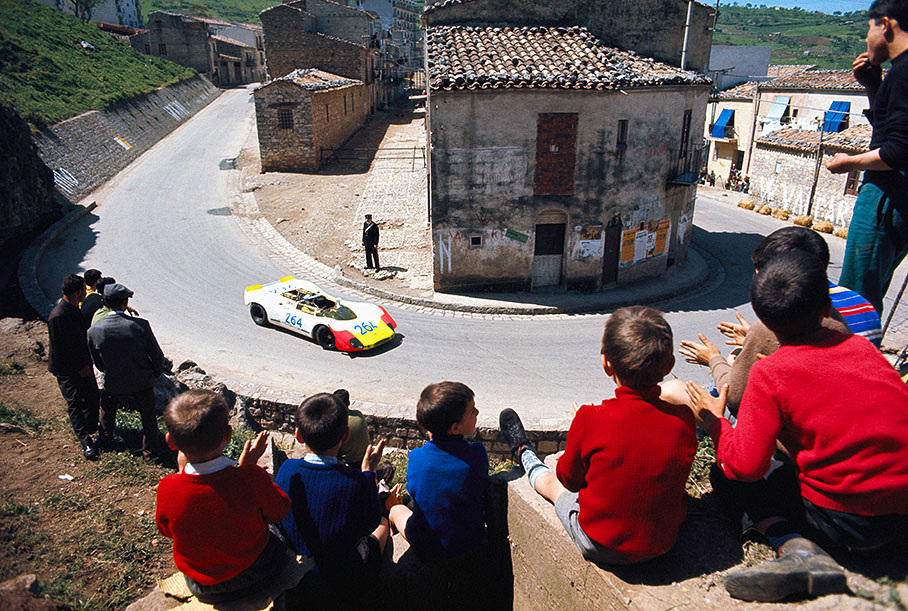 Porsche 908/2 010 #264 driven by Rudi Lins (A) and Gerard Larrousse (F), Targa Florio 1969