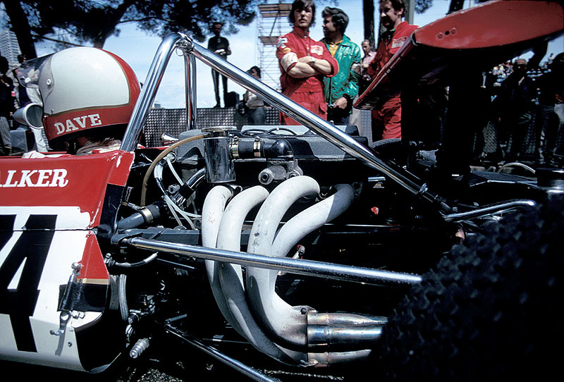 Dave Walker in a Lotus 69 during a Formula 3-race in Monaco 1971