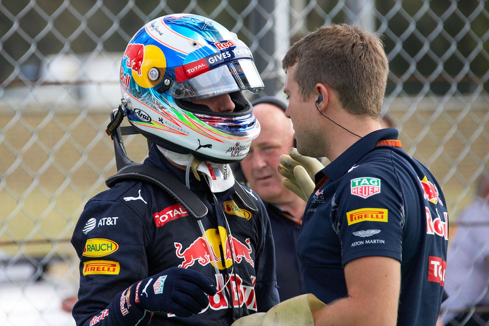 Daniel Ricciardo, Red Bull-Renault, qualifying 6th for the race, Monza, Italian Grand Prix, 2016